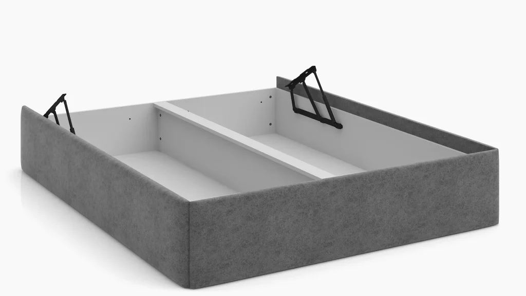 Легло Кокос - тапицирано до долу